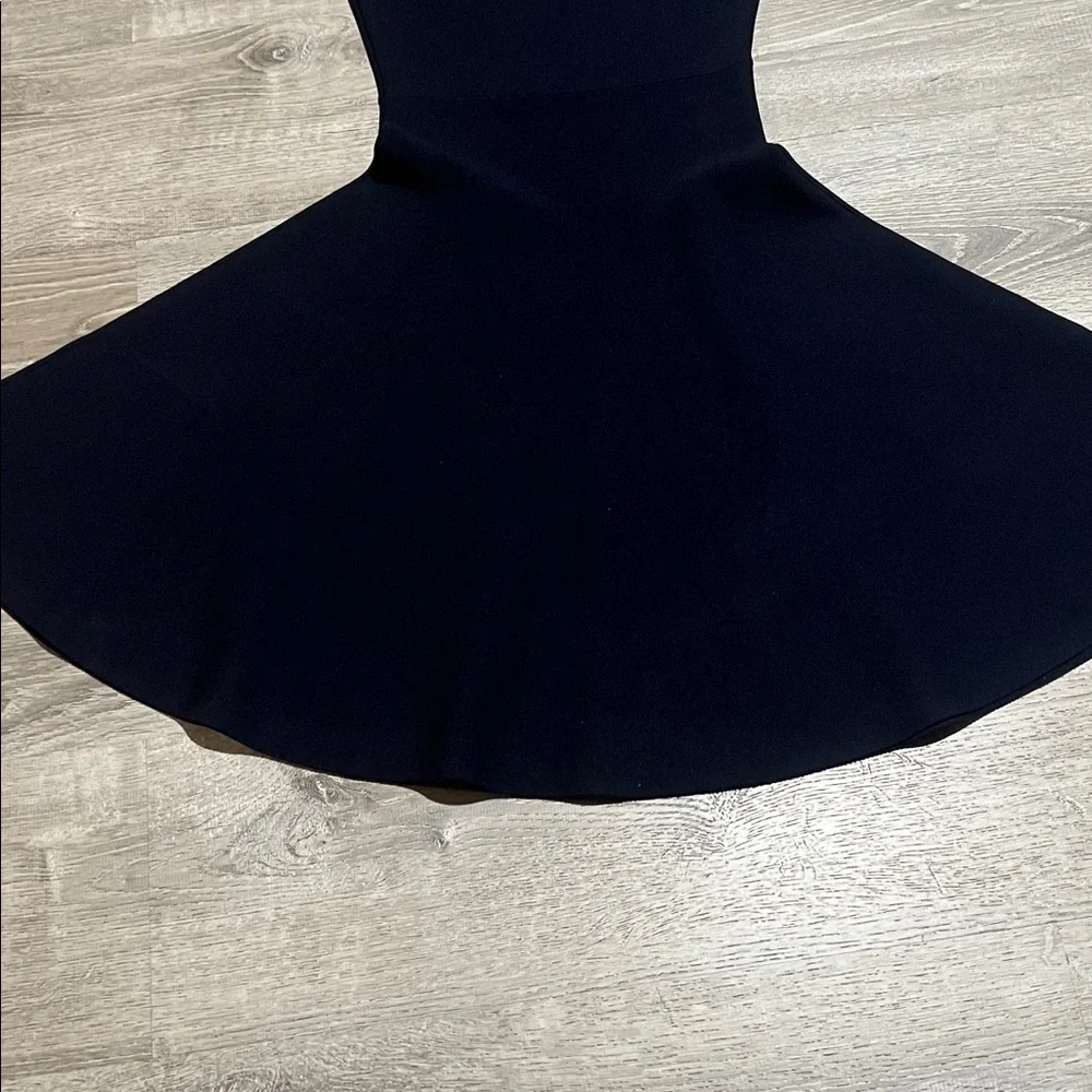 Kate Spade Knit Fit N’ Flare Navy Dress - Picture 9 of 10